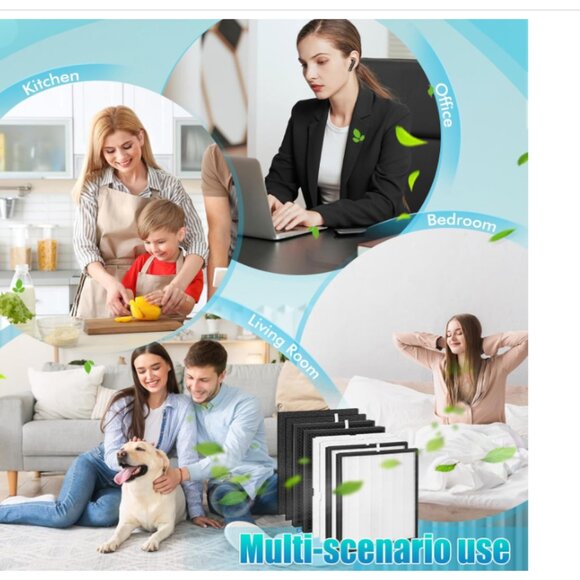 2 SET MinusA2 Replacement Filter-Compatible with Compatible with Rabbit Air - Picture 6 of 7